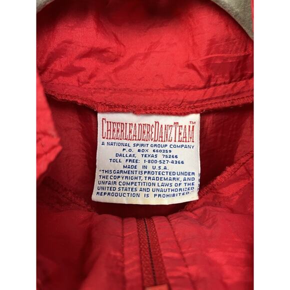 LHS Cheerleader Dance Vintage Jacket Womens Size XL Windbreaker Large Made‎ USA - Picture 4 of 8